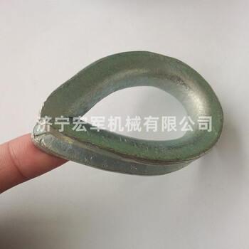 宏軍M16電鍍鋅重型套環船用WT套環鍛打雞心環