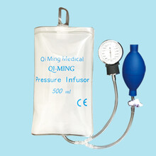 500ml压力表SH0601型双面输血输液加压袋