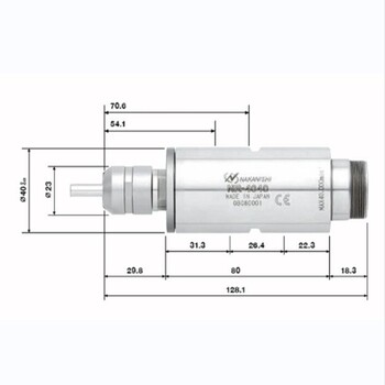 日本NAKANISHI分体式主轴NR-4040大扭矩电主轴铣削动力头机床主轴