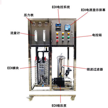 EDI超純水設(shè)備全不銹鋼5噸
