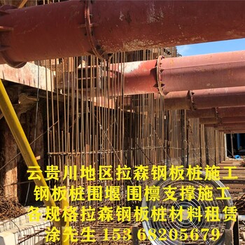 云南拉森鋼板樁紅河鋼板樁施工鋼板樁施工隊(duì)伍