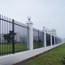 新农村建设围栏黑色组装焊接铁艺围栏锌钢护栏耐腐蚀