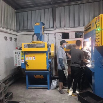 東莞噴砂機(jī)履帶式噴砂機(jī)適用工件批量噴砂處理噴砂袪毛刺氧化皮
