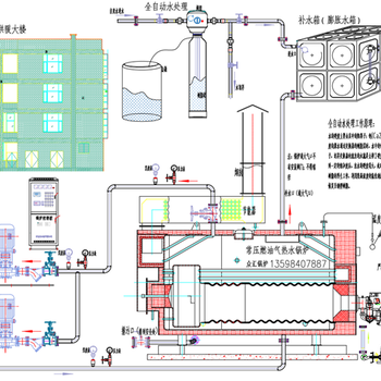 撬裝燃?xì)鉄崴仩t1噸供暖鍋爐一體化出廠免安裝