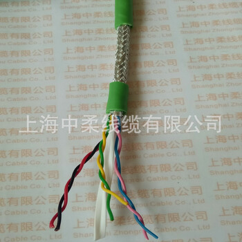 上海厂家TRVVSP8*2*0.3柔性耐弯曲拖链电缆