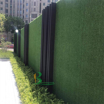 9000磅重廣告牌綠植圍擋怒江外墻仿真草坪