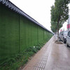军绿色1.5cm彩钢板围挡施工绿草坪白塔区背景墙假草皮