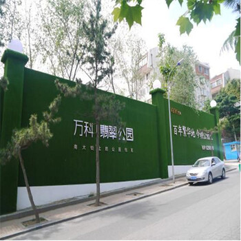 軍綠色15mm建筑外墻圍擋掛草皮河津建筑圍墻人工綠草坪