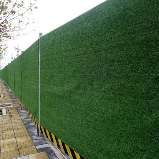 春草色25mm围墙绿化围挡塑料草坪固阳上墙假草坪
