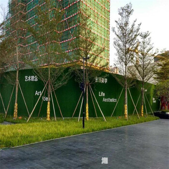軍綠色15mm建筑遮蓋圍擋草皮惠農(nóng)區(qū)草坪圍擋墻