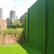 军绿色20针建筑遮盖围挡覆盖绿草皮梨树墙壁人工草坪