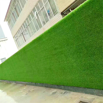 春草色25mm工地临时绿植背景墙铅山假草皮上墙