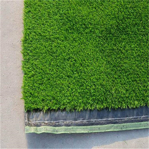 翠绿色1.5cm广告牌围挡仿草坪崇川区围墙上假草皮