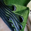 深三色30mm圍墻裝飾圍擋覆蓋綠草皮莊浪工程圍墻塑料草坪