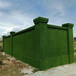 军绿色25针建筑外墙围挡草皮光泽仿真草坪墙