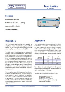 Com-Power功率放大器ACS-250-100W