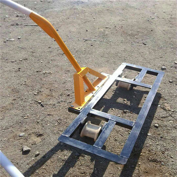鋼軌軌道運(yùn)軌器鐵路維護(hù)工具運(yùn)軌車礦用平板運(yùn)渣車鐵路單軌小車