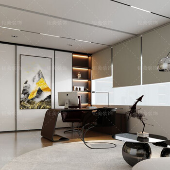 名雅制服办公室装修设计--广州钜美装饰案例效果图
