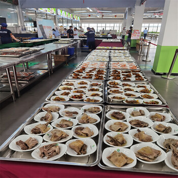 泰州兴化工地食堂承包指导报价生鲜食品配送中心