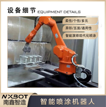 南鑫自動噴涂機(jī)器人噴涂機(jī)械臂往復(fù)式噴涂機(jī)噴涂流水線設(shè)備