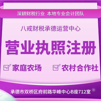 承德财税公司_承德企业疑难咨询_承德工商咨询代办_承德会计公司