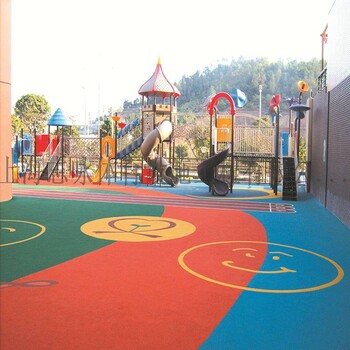 塑膠跑道材料epdm彩色橡膠顆粒膠水幼兒園地面塑膠地墊籃球場塑膠