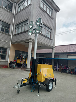 SLW6130移动式照明灯塔，拖车式大型应急照明装置，9米升降灯