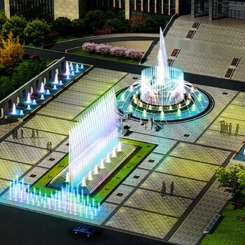 廣東江門(mén)噴泉施工電話(huà)-白邁噴泉水景
