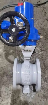水電站電液聯動調節法蘭固定式雙向球閥