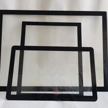 惠州厂家显示屏玻璃面板视窗高透钢化玻璃数码电子触控玻璃面板图片