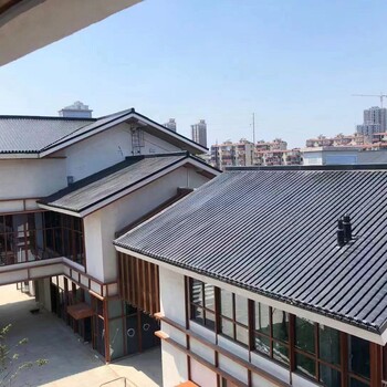太原仿古鋁瓦生產廠家鋁制小青瓦鋁代木配件