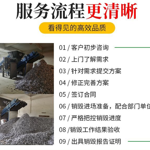 廣州番禺區(qū)報廢食品銷毀公司凍品銷毀中心
