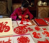 深圳民间艺术传统文化暖场活动DIY剪纸扇画手指画糖画草编风车