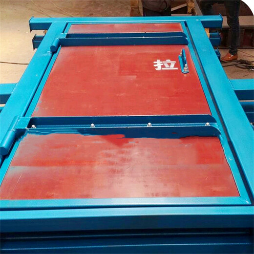 竹胶板抗压风门-2.6x2.9米-竹胶板气动风门