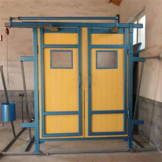 竹制行车风门-2.0x2.8m-矿用竹胶板风门
