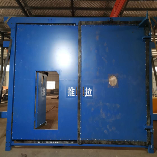 竹胶板自动无压风门-2.1x2.3米-高压竹胶板风门