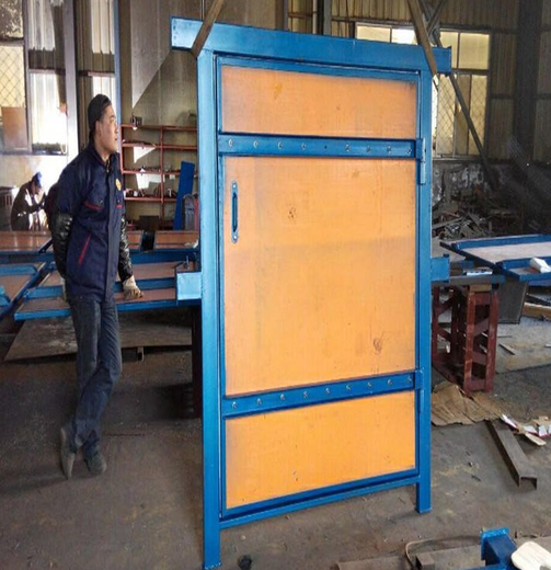 竹胶板气动风门-1.0x2.0m-井下竹制单扇风门