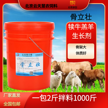 羔羊飼料配方制作小羊拉骨架飼料云天慧農骨立壯