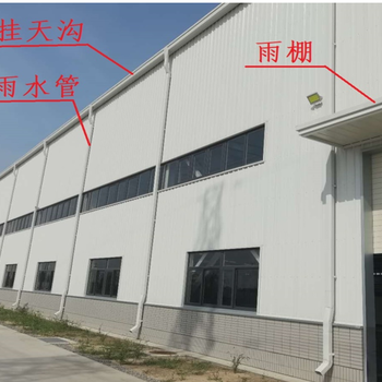 內蒙古廠房108*144彩鋼雨水管鋼結構鍍鋅鐵皮排水管指導報價