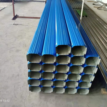 荆门市彩钢雨水管钢结构镀锌铁皮排水管供应商