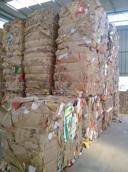 废纸回收废纸箱收购大量各种废纸皮快速结款