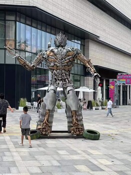 大型鐵藝變形金剛模型租賃變形金剛商場擺件