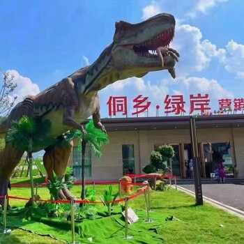 景區(qū)廣場(chǎng)大型仿真恐龍租售景觀雕塑恐龍模型出租