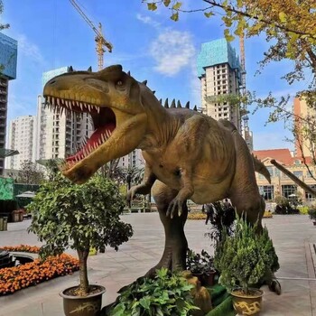 大型仿真动态恐龙，户外景观恐龙模型摆件恐龙展租售