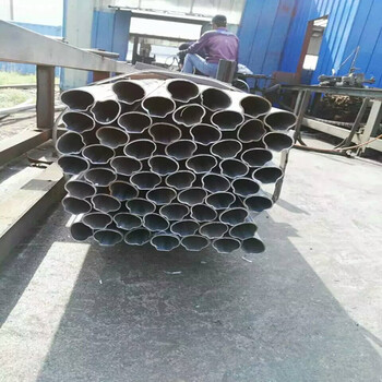 肇慶熱鍍鋅平橢圓管半圓形管建筑幕墻用