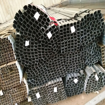 臺州熱鍍鋅平橢圓管100*200半圓管山東異型管廠