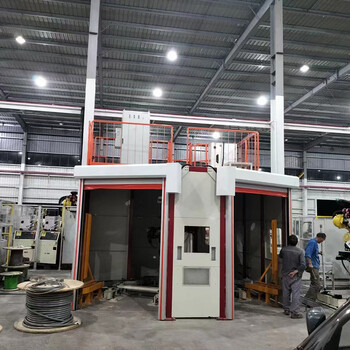 工業焊接打磨房焊接機器人防護房弧焊遮光房