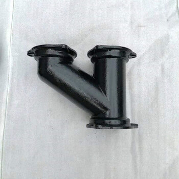 B型Y透氣管德州機(jī)制柔性承插法蘭連接鑄鐵管
