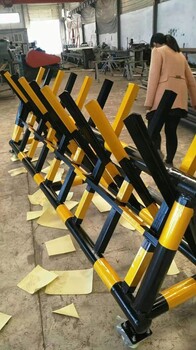 西安可移動(dòng)拒馬護(hù)欄擋車防爆路障學(xué)校門(mén)口拒馬護(hù)欄廠家