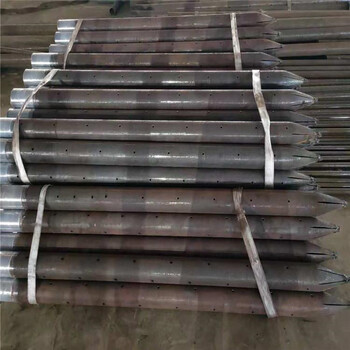 隴南聲測管鉆孔打尖頭隧道鋼花管建筑工程用